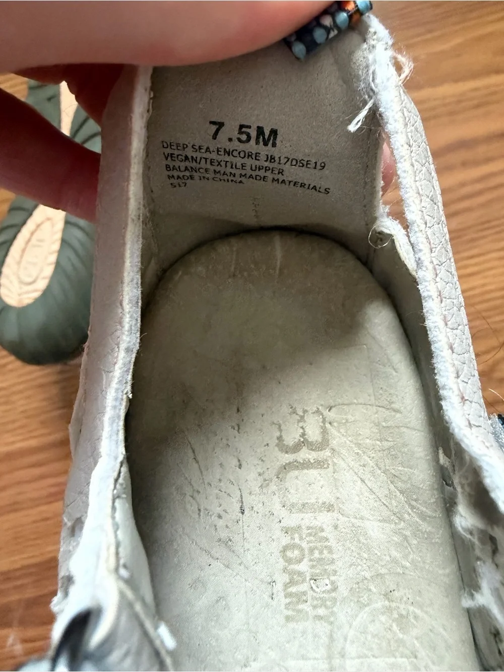 JBU by Jambu Deep Sea Encore Mary Jane Flats Outdoor Hiking Water Vegan 7.5